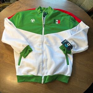 Blue Gear soccer jacket Mexico  3 XL NWT